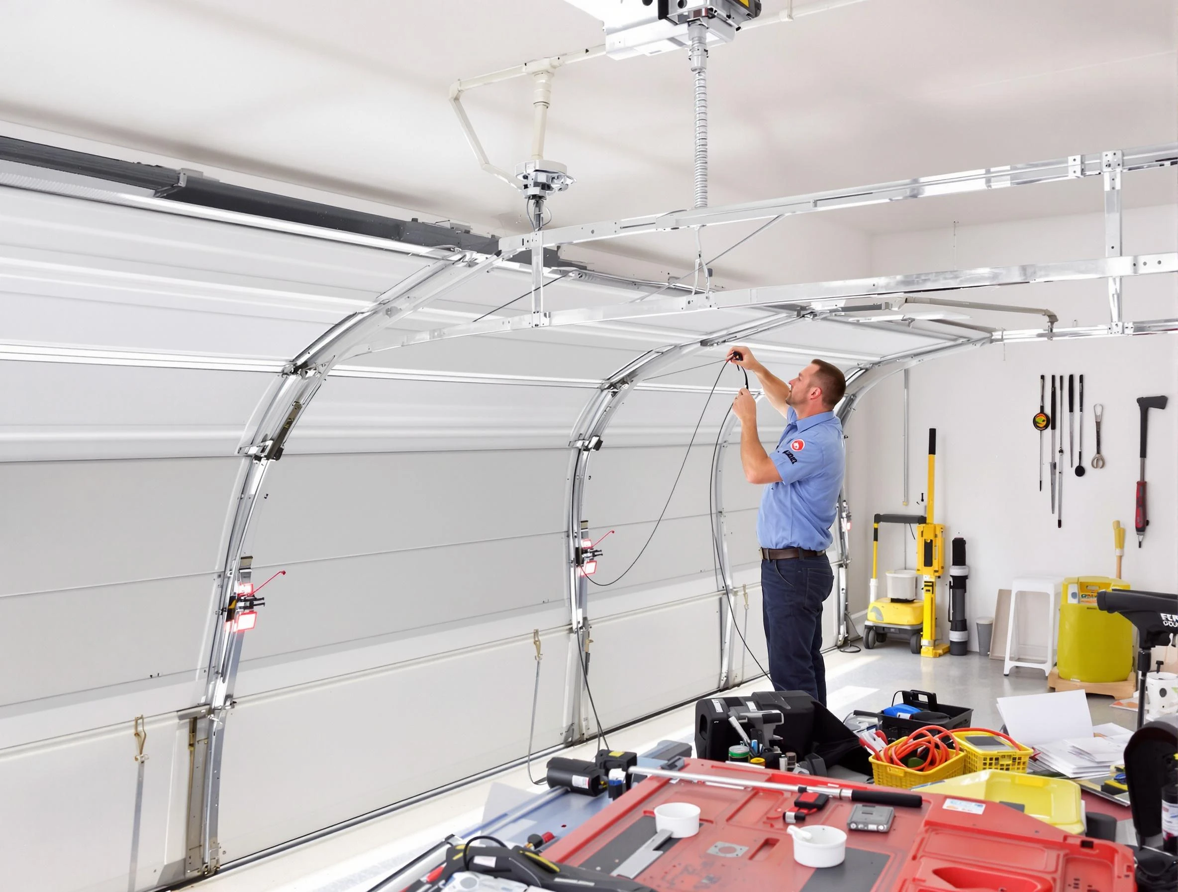 Garage door cable repair service by Concord Garage Door Repair in Concord