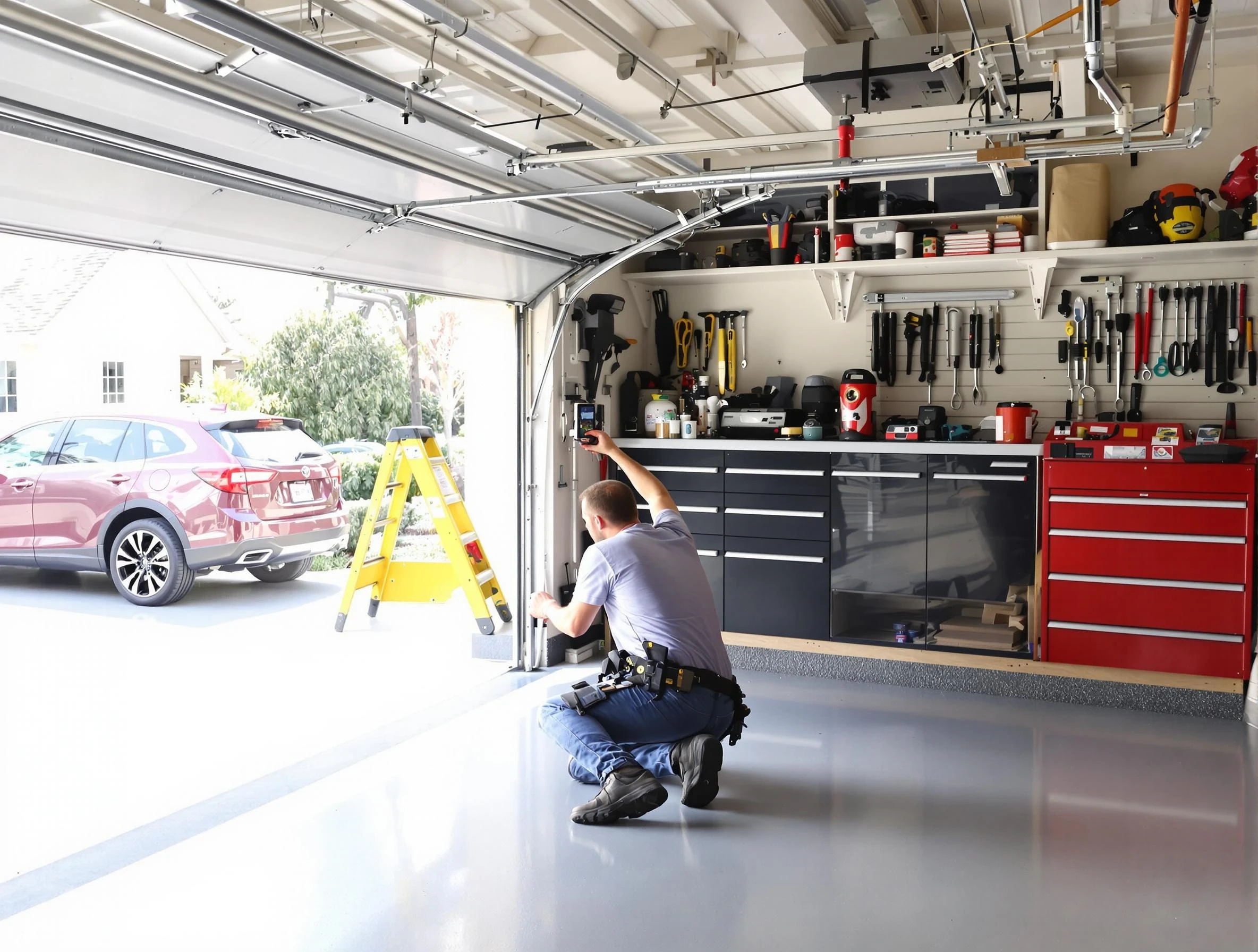 Local garage door repair service by Concord Garage Door Repair in Concord